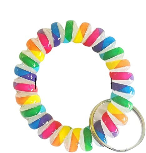 Colorful Telephone Wire Hair Tie Set Bowlift