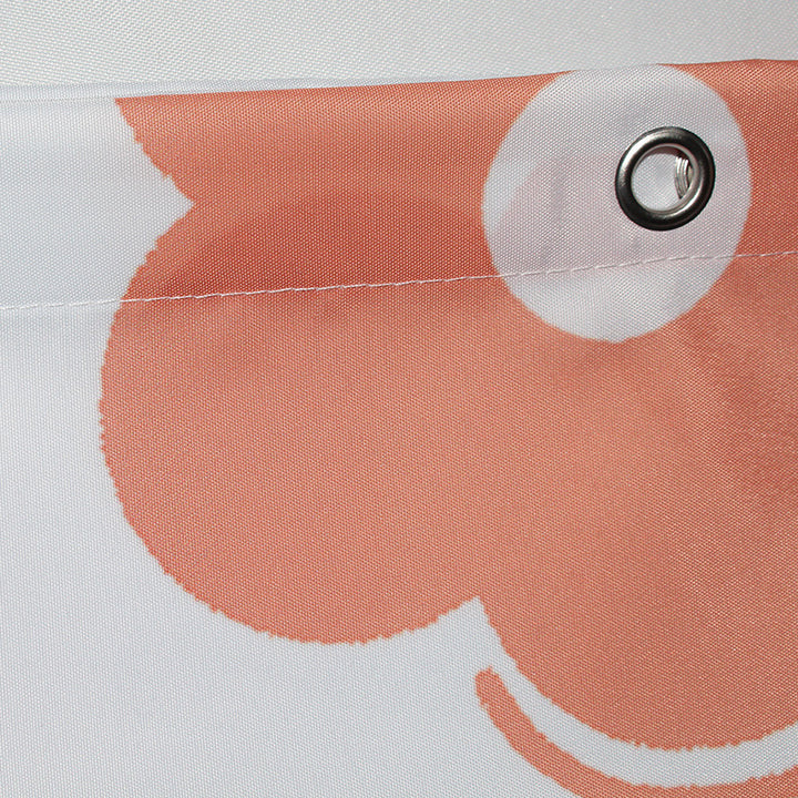 Women's Playful Summer-Themed Shower Curtain Bowlift
