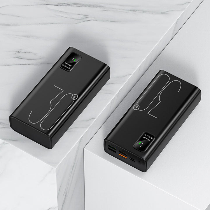 High-performance power bank with smart LCD display and two USB ports Bowlift