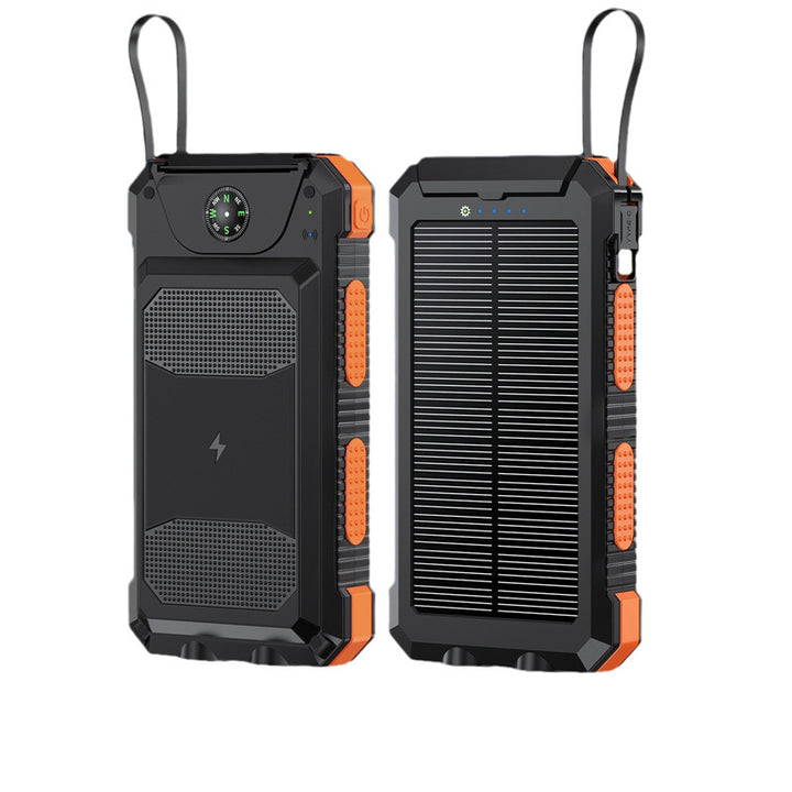 Waterproof Solar Power Bank with Built-in Compass Bowlift