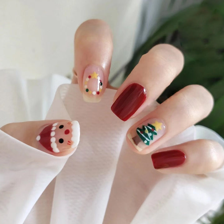 Fun Character-Themed Press-On Nail Art Bowlift