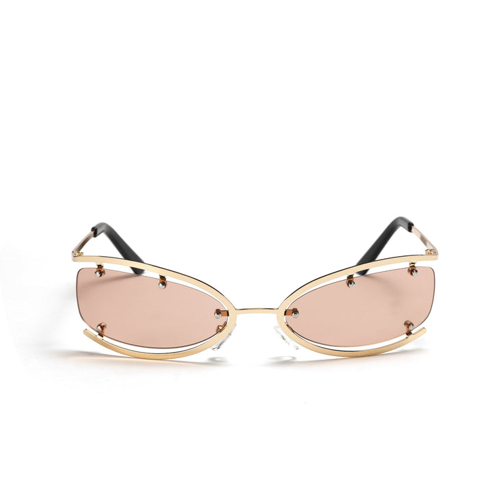 Women's trendy sunglasses with unique frame construction Bowlift