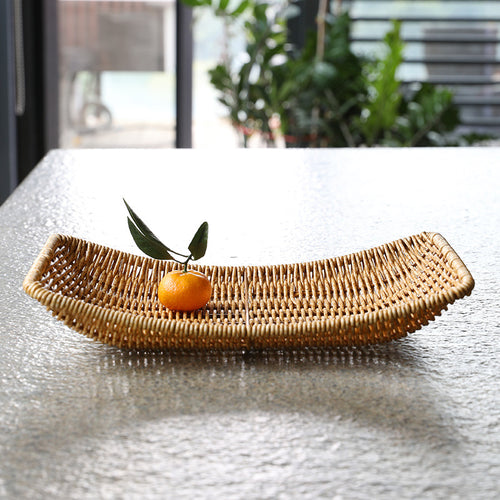 Gourmet Handmade Woven Serving Tray Bowlift