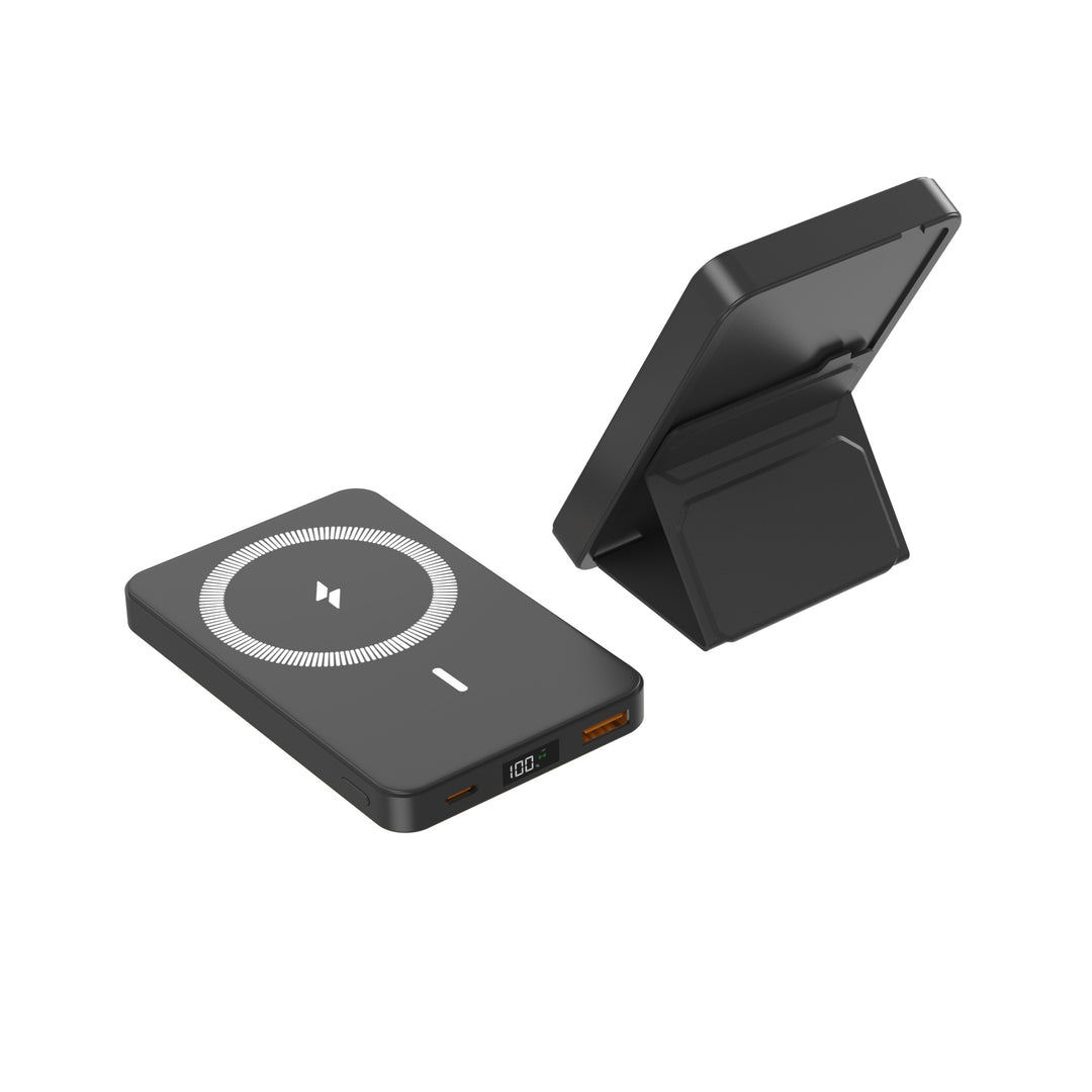 Wireless Fast Charging Power Bank with Digital Power Display Bowlift