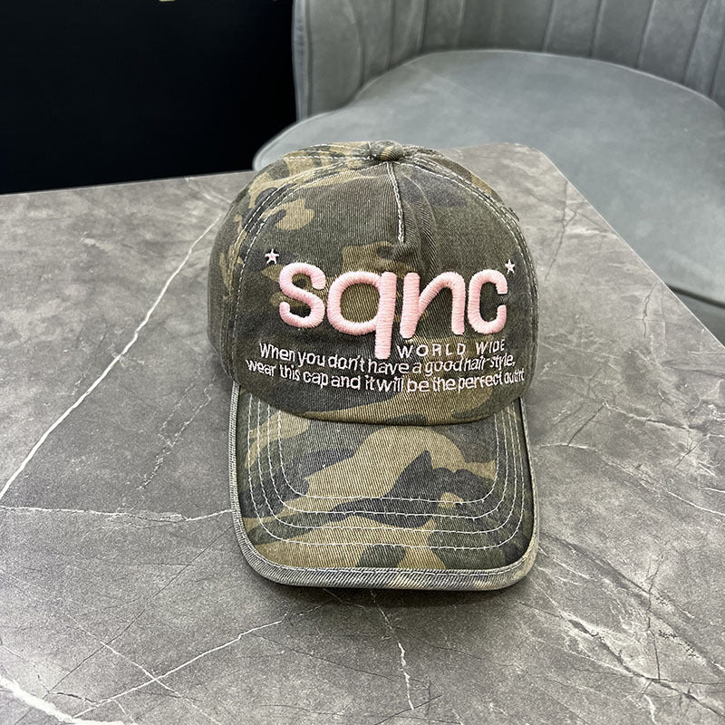 Unisex Camouflage Embroidered Baseball Hat Bowlift