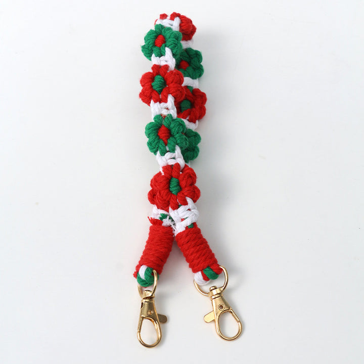 Floral Patterned Keychain