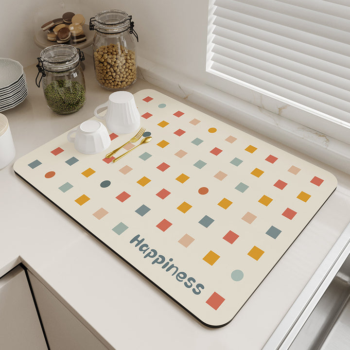 Decorative Kitchen Counter Mat Bowlift