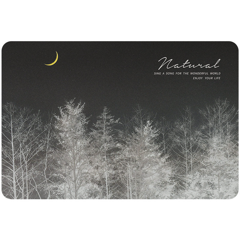 Artistic Illustration Desk Mat