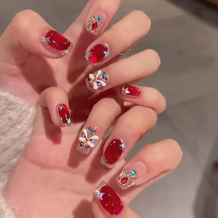 Luxury Decorative Press-On Nails Bowlift