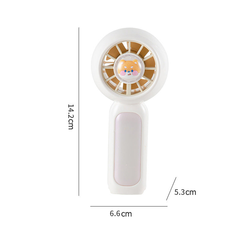 Women Portable Hand Fan with USB Charging Function Bowlift