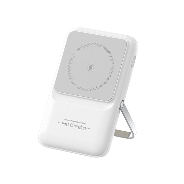 Portable power bank with magnetic charging technology and integrated cable management Bowlift
