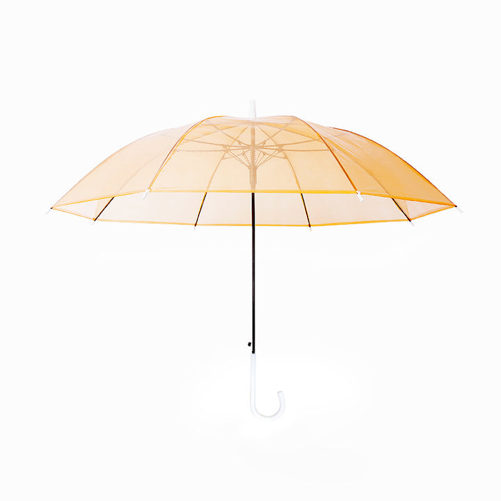 Women's Transparent Umbrella with Ergonomic Handle Bowlift
