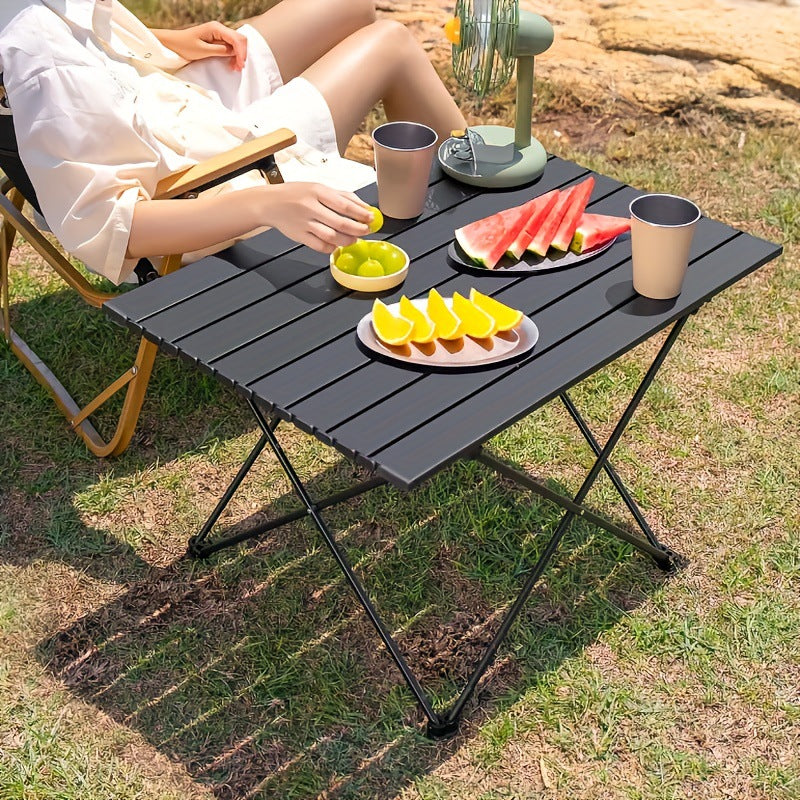Women Folding Camping Table Bowlift