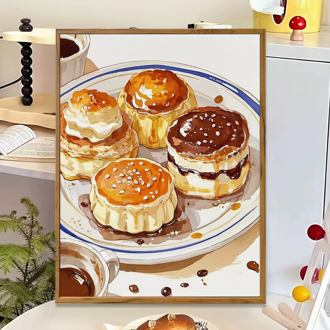 Whimsical Culinary Art Print Bowlift