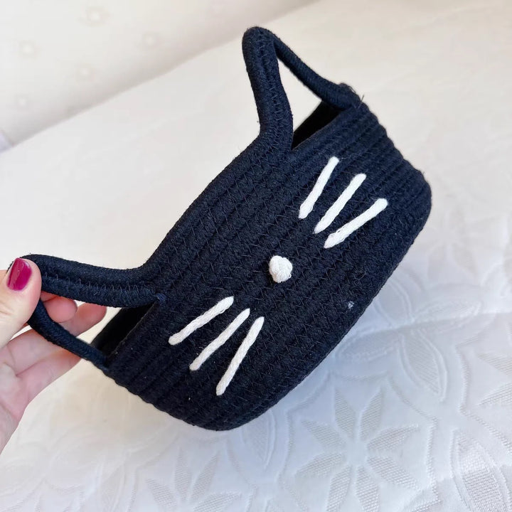 Women Playful Storage Basket in Cat Design Bowlift
