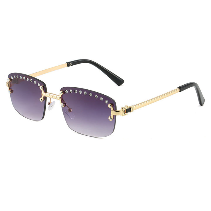 Ladies elegant sunglasses with sparkling crystal accents Bowlift