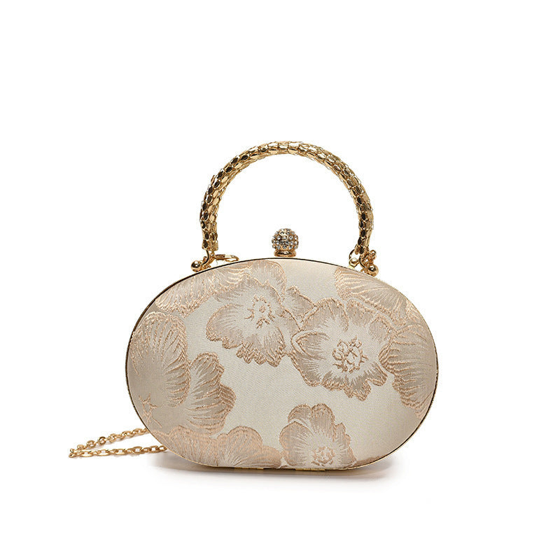 Elegant Floral Evening Clutch Bowlift