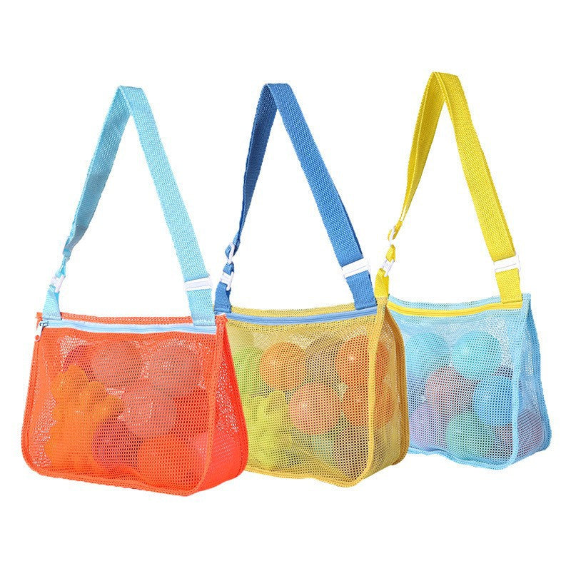 Versatile Beach Bag In Airy Mesh Design Bowlift