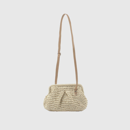Stylish Woven Shoulder Bag Bowlift