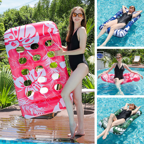 Women Inflatable Water Lounger with Ergonomic Design Bowlift