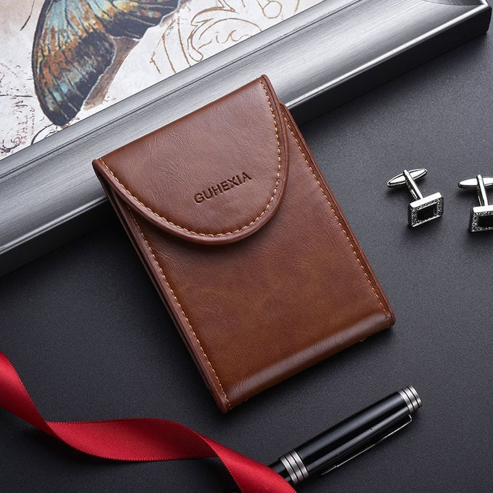 Premium Leather Card Holder Bowlift