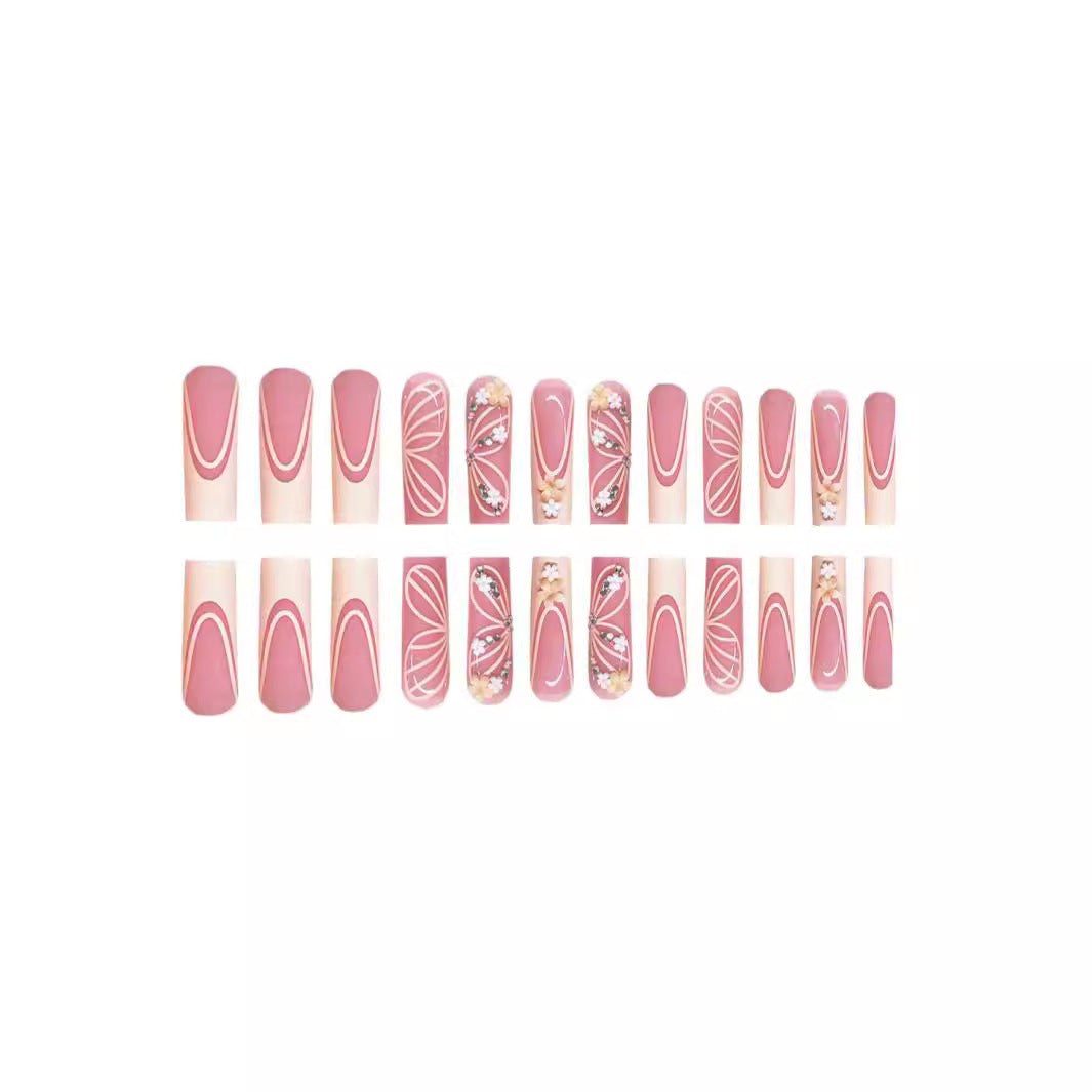 Premium Luxury Floral Nail Art Set Bowlift