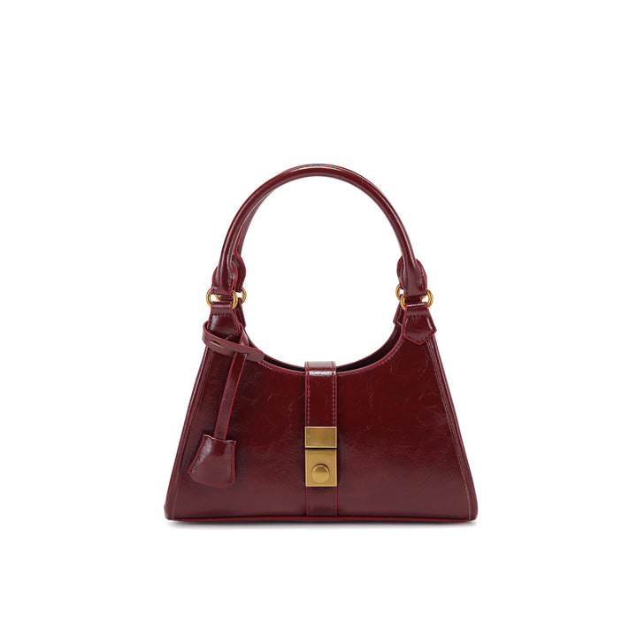 Structured Leather Handbag