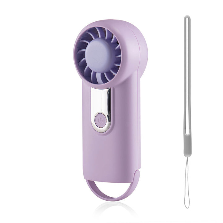 Ladies Portable Mini Fan with Handle Bowlift
