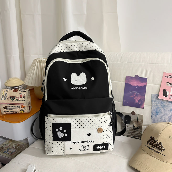 Cute Character-Themed Lightweight School Backpack