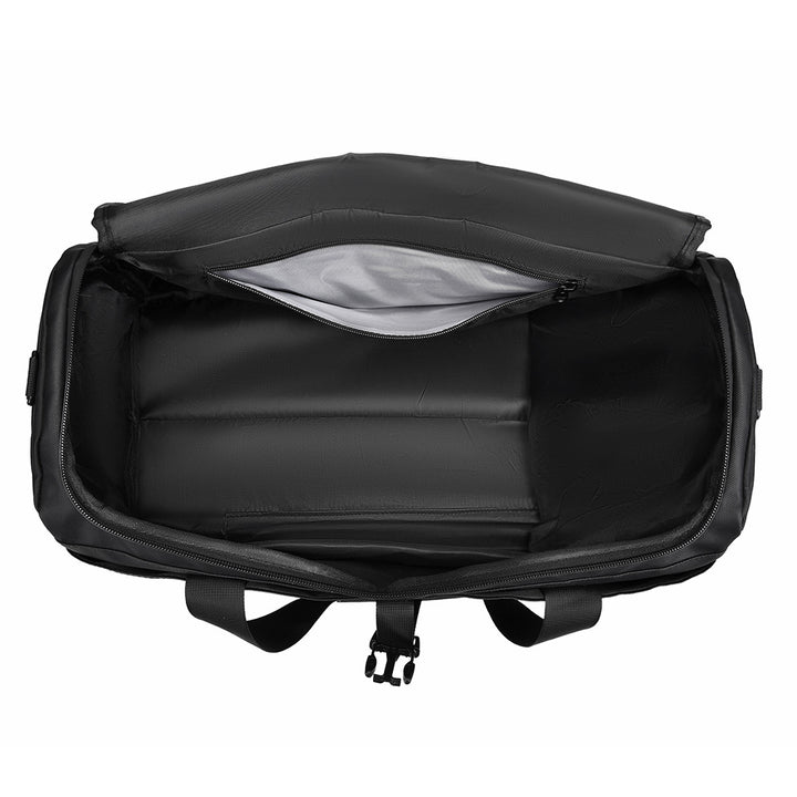 Men's sports and travel bag with innovative compartment organization Bowlift