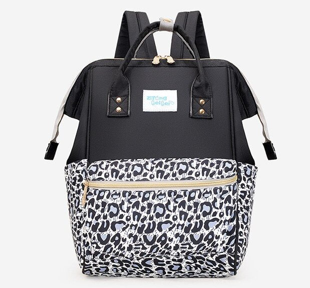 Patterned Multi-Functional Backpack
