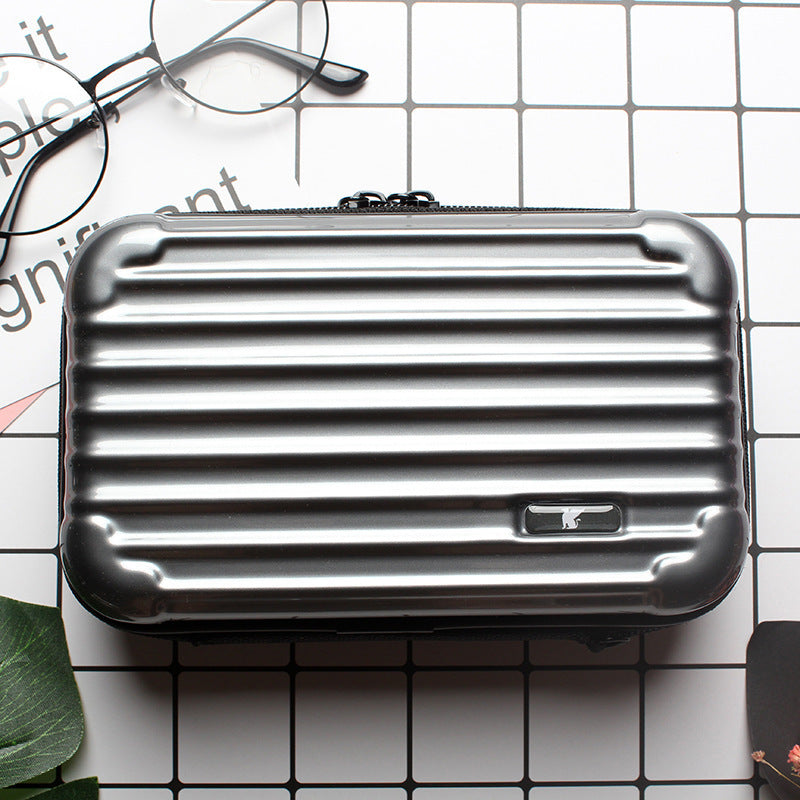 Unisex Slim Hard Shell Cosmetic Storage Case Bowlift