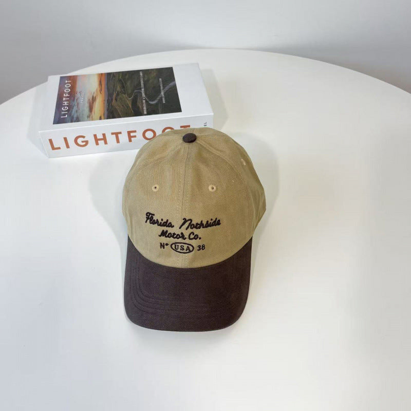 Men's Vintage-Inspired Cotton Baseball Cap Bowlift