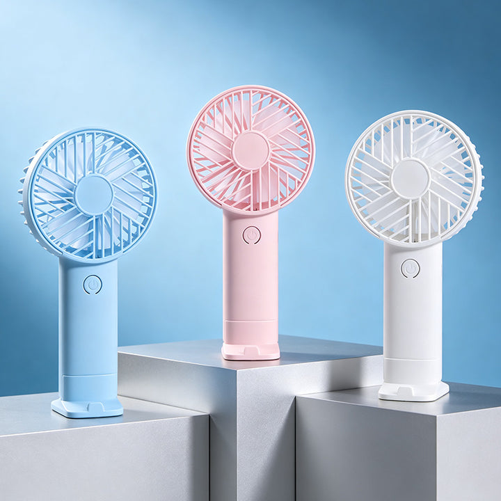 Women's Portable Mini USB Fan with Cute Bear Design Bowlift