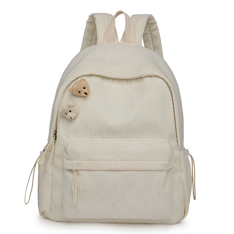 Adorable Plush Character School Backpack Bowlift
