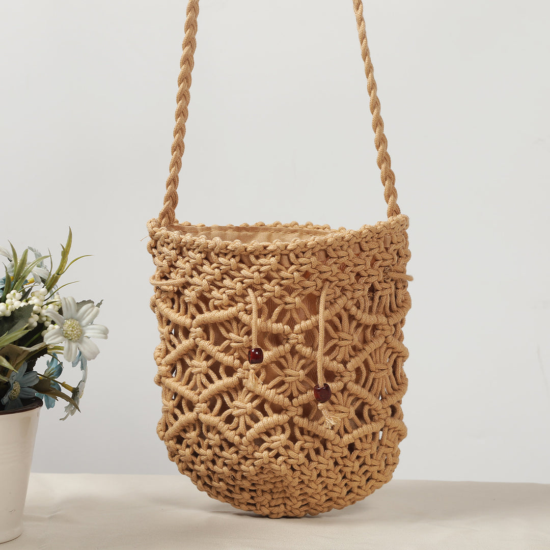 Macrame Crossbody Bag Bowlift