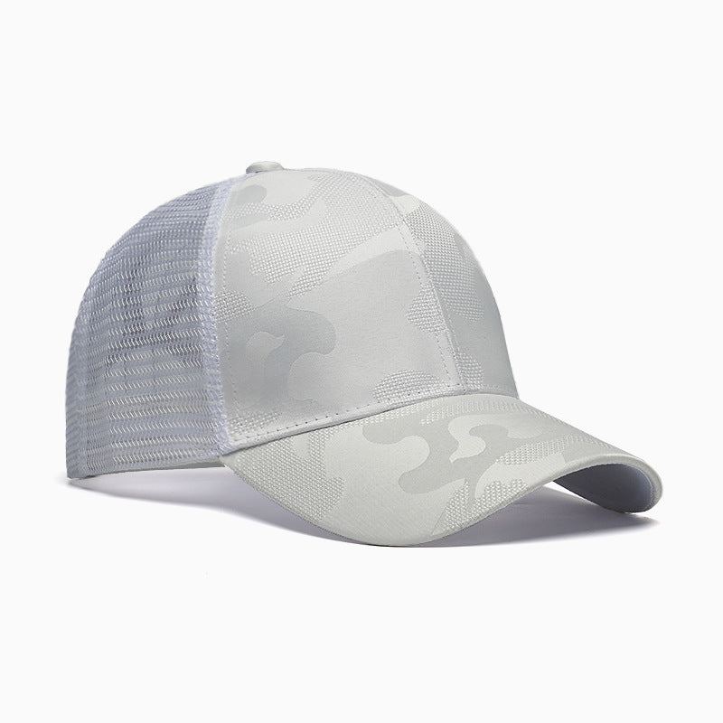 Unisex Breathable Camouflage Baseball Cap Bowlift