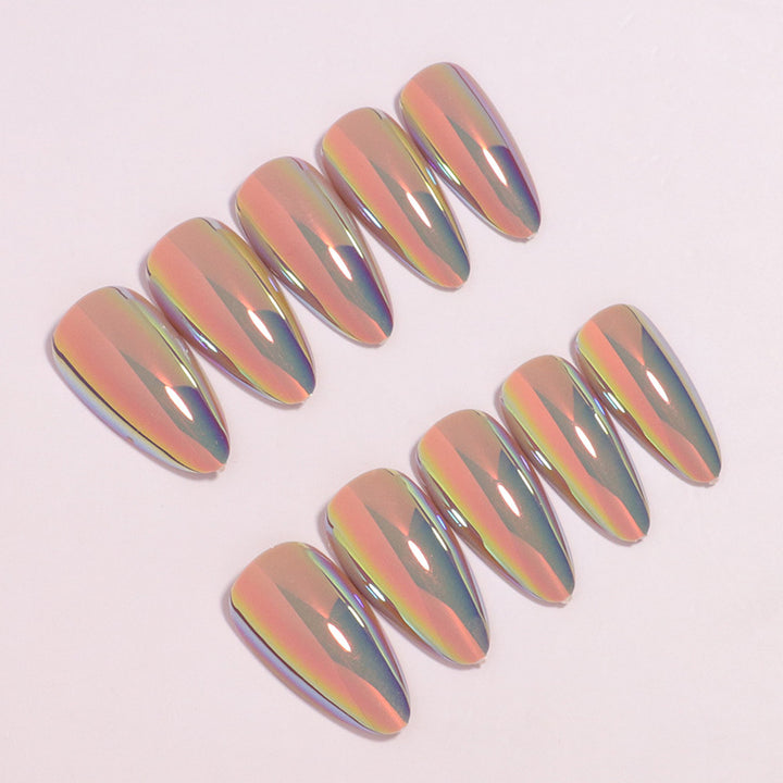 Premium Glossy Gel Press-On Nails Bowlift
