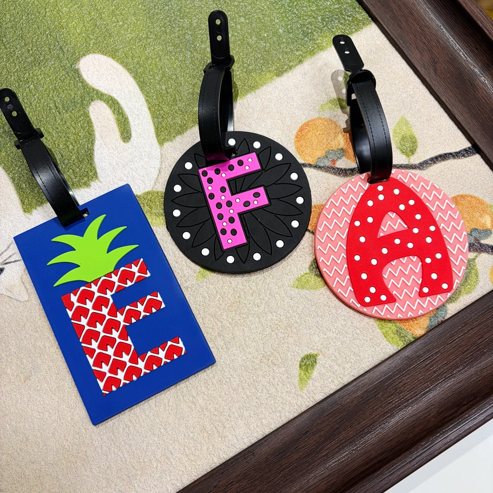 Personalized Alphabet Luggage Tag Bowlift