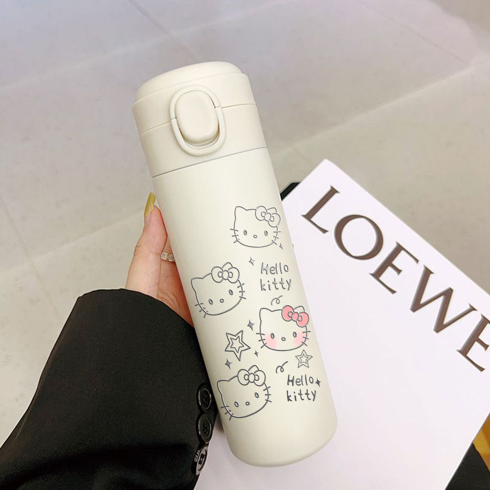 Women's Insulated Drinking Bottle with Charming Hello Kitty Design Bowlift
