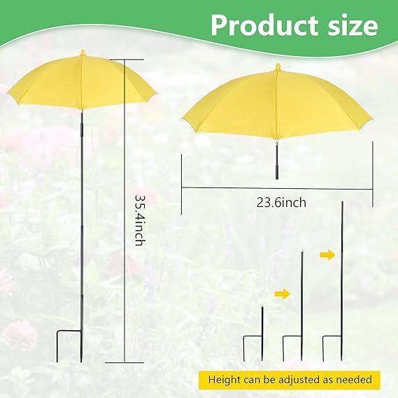 Women's sun protection umbrella with flexible tripod Bowlift
