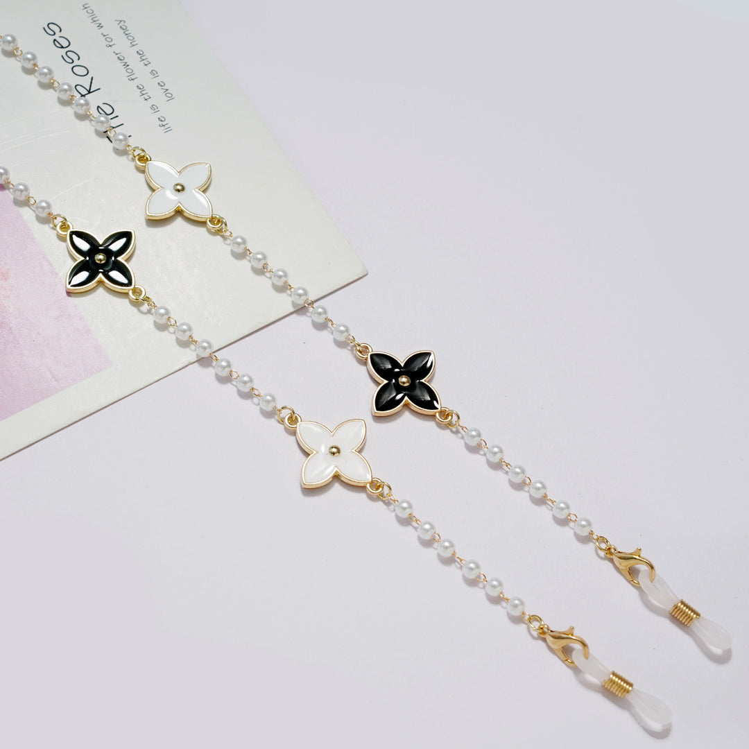 Floral Beaded Eyewear Chain Bowlift