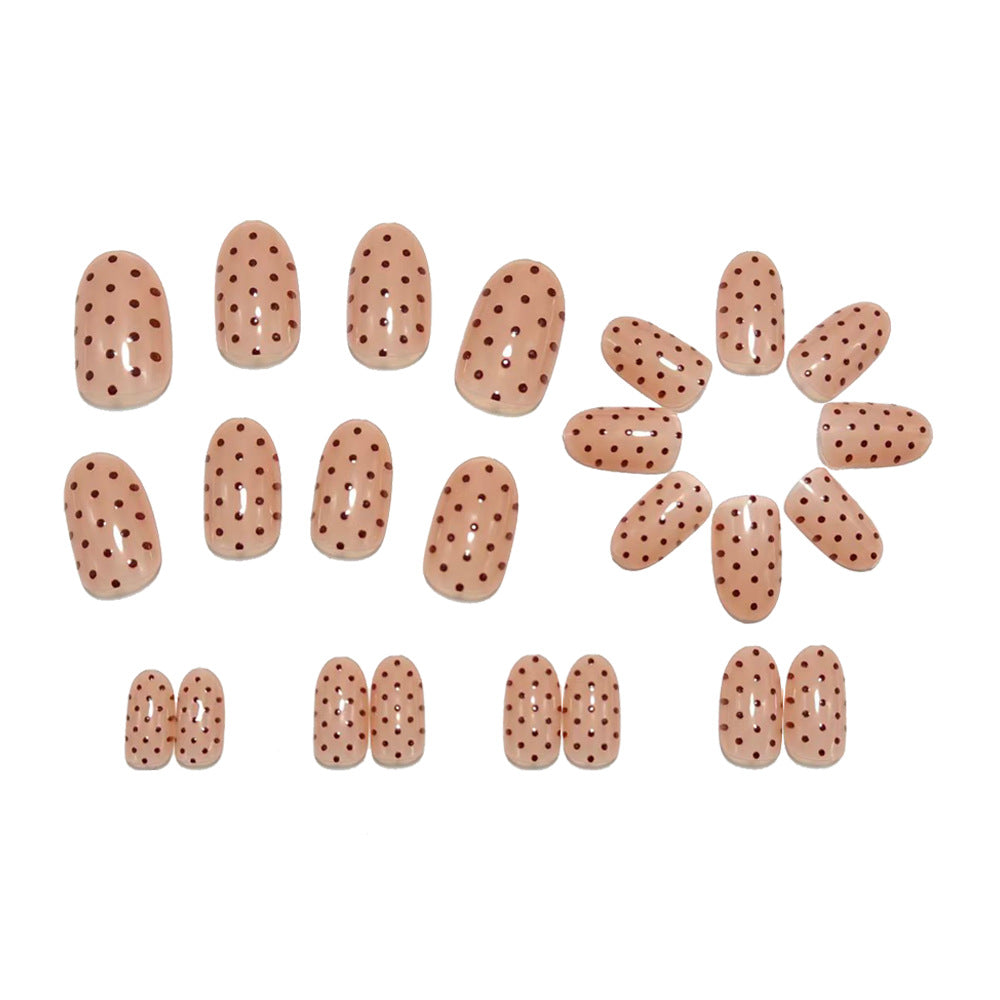 Nail Art Set with Stylish Polka Dot Design Bowlift