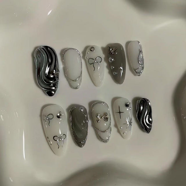 Thematic Artisan Press-On Nail Set Bowlift