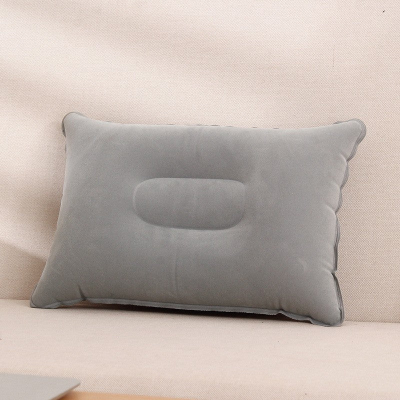 Ergonomic Inflatable Travel Pillow with Head Cradle Bowlift