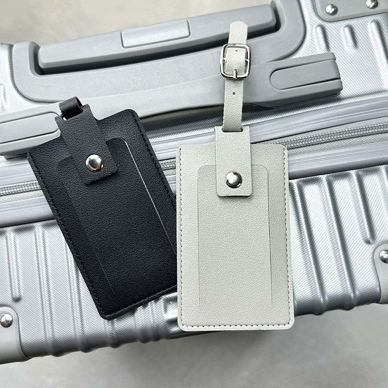 Leather Travel Luggage Tag Bowlift