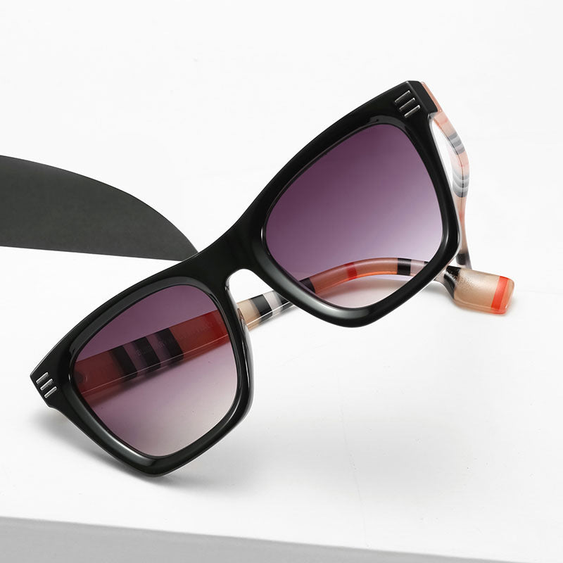 Women oversized sunglasses with unique tortoiseshell pattern Bowlift