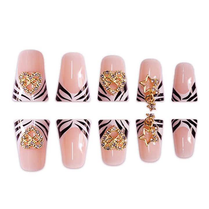 Glamorous Animal Print Press-On Nail Set Bowlift