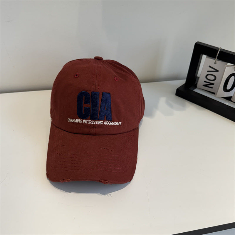 Men's Distressed Motivational Baseball Cap Bowlift