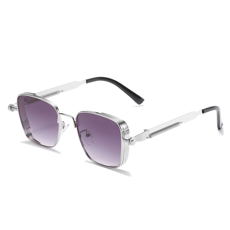 Women's modernist sunglasses in elegant metal frame Bowlift
